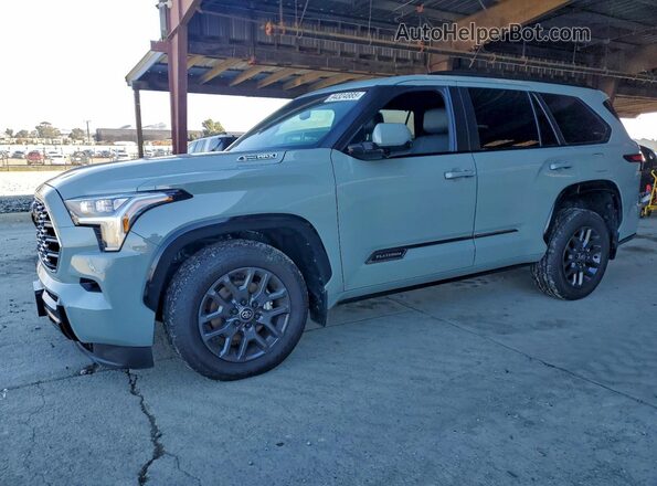 7SVAAABA3SX063607 2025 TOYOTA SEQUOIA Gray Przód lewy