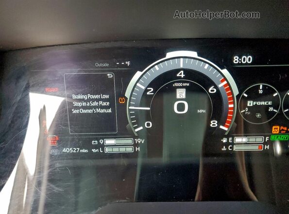 7SVAAABA4PX002628 2023 TOYOTA SEQUOIA Белый Вид щитка приборов