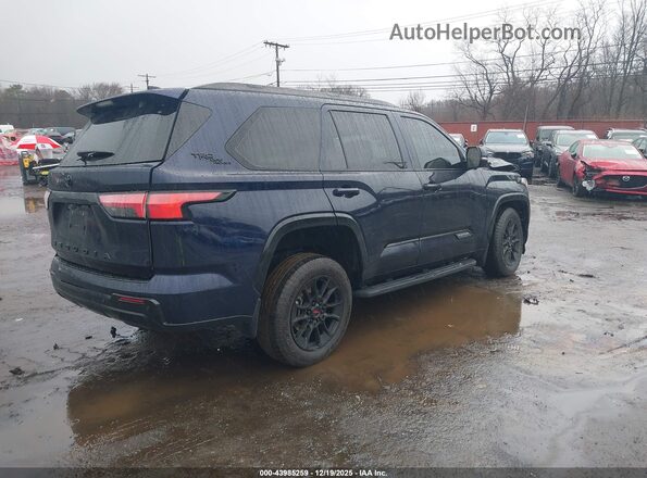 7SVAAABA6RX048335 2024 TOYOTA SEQUOIA Dark Blue Задняя правая четверть