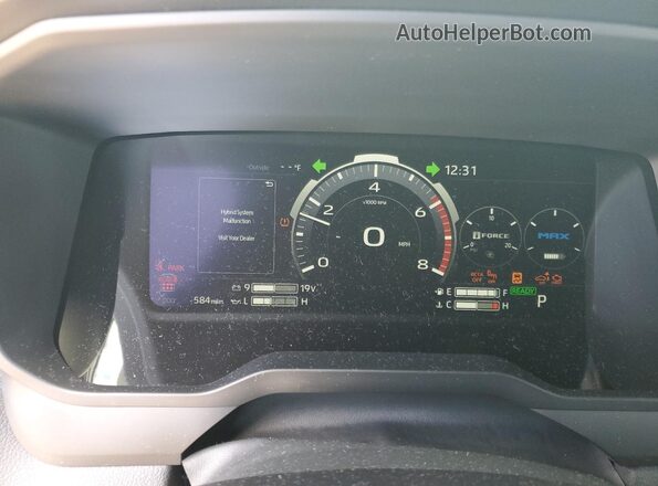7SVAAABA6TX076384 2026 TOYOTA LIMITED Gray Vista del cuadro de instrumentos