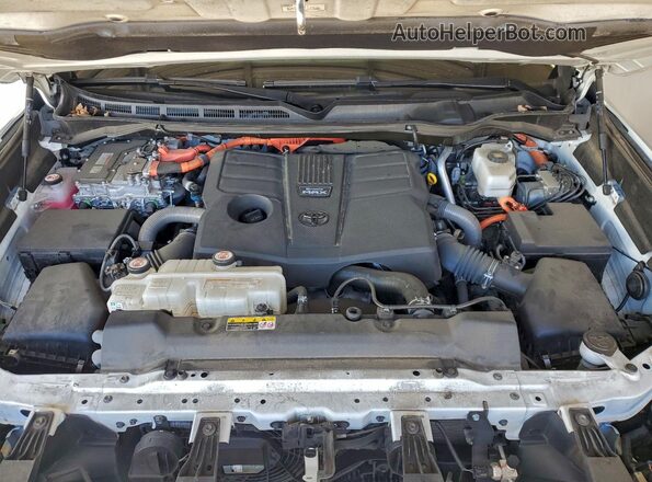 7SVAAABA9PX018887 2023 TOYOTA SEQUOIA Белый Вид подкапотного пространства