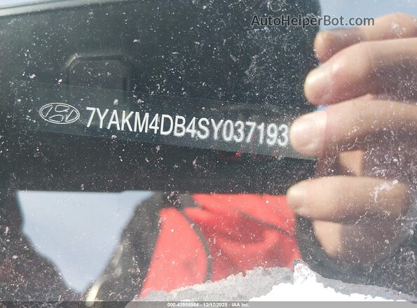 7YAKM4DB4SY037193 2025 HYUNDAI IONIQ 5 Light Blue Вид наклейки с VIN-кодом