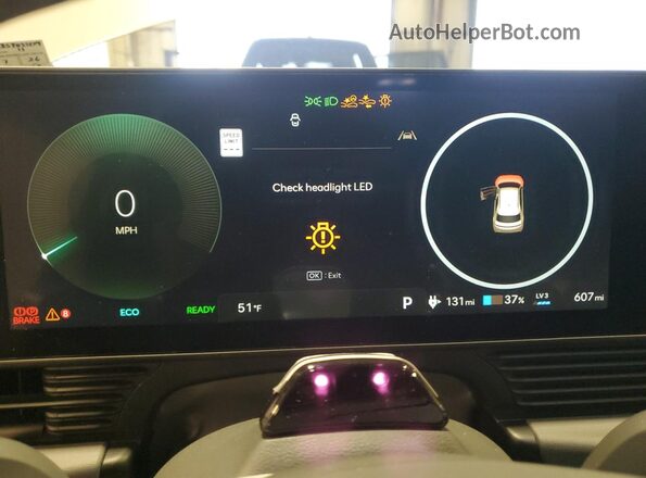 7YAKNDDC2SY035139 2025 HYUNDAI IONIQ Серый Вид щитка приборов