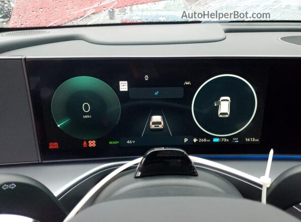 7YAMWFS5XTY005720 2026 HYUNDAI IONIQ Красный Вид щитка приборов