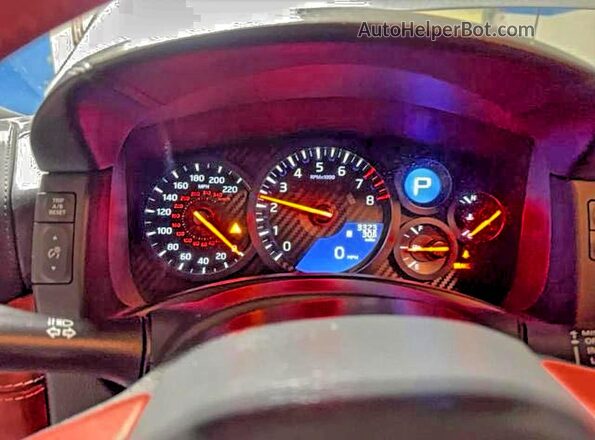 JN1AR5BF9RM220402 2024 NISSAN GT-R Gray Instrument cluster view