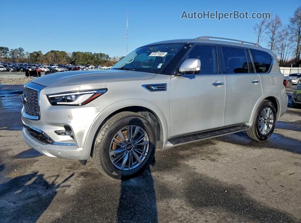 JN8AZ2AE9M9271869 2021 INFINITI QX80 Серебряный Задняя левая четверть