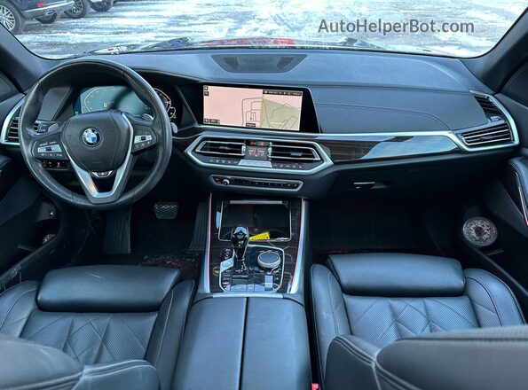 5UXTA6C08P9P04556 2023 BMW X5 Black Вид щитка приладів