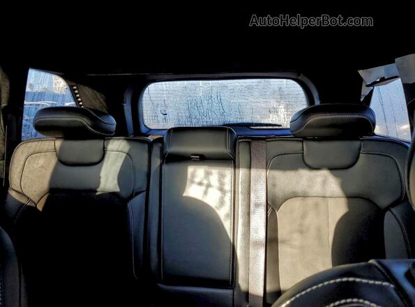 1C4RJGAG6PC662909 2023 JEEP GRAND CHER Black Widok wnętrza z tyłu