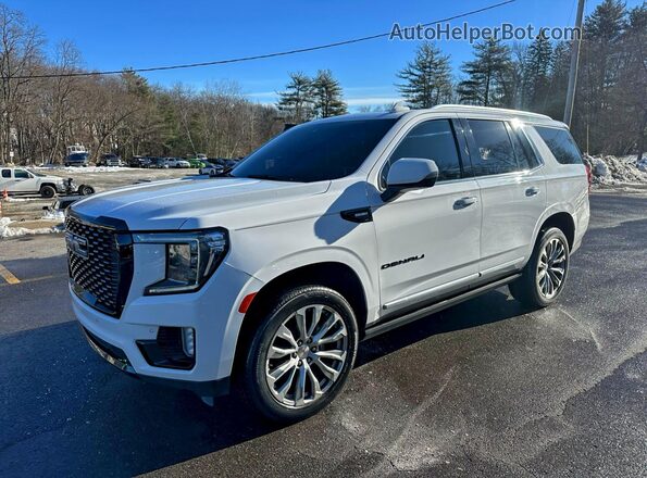 1GKS1DKT2MR375429 2021 GMC YUKON White Задня ліва чверть
