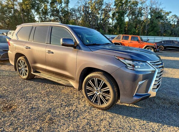 JTJDY7AX1L4316872 2020 LEXUS LX Gray Front view