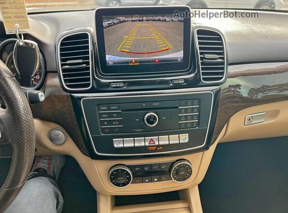 4JGDA5JB5GA662314 2016 MERCEDES-BENZ GLE Белый Вид задней части салона