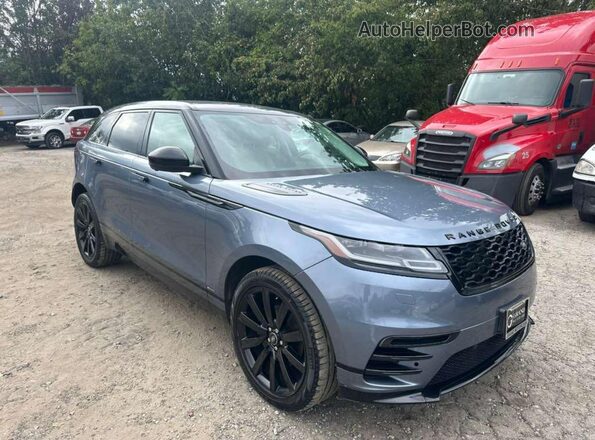 SALYK2EX8LA286136 2020 LAND ROVER RANGE Синий Задняя левая четверть
