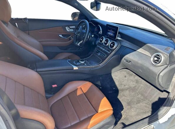 WDDWJ4JB4JF697904 2018 MERCEDES-BENZ C Белый Вид сзади