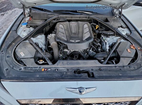 KMHGN4JBXKU290794 2019 GENESIS G80 Белый Вид подкапотного пространства