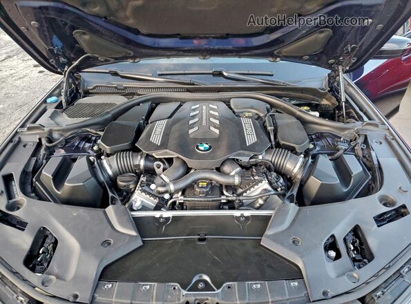 WBA13BK05NCJ60379 2022 BMW M5 Синий Вид подкапотного пространства