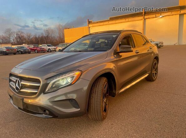WDCTG4GB7HJ296321 2017 MERCEDES-BENZ GLA Серый Задняя правая четверть