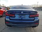 2022 Bmw M550xi Синий vin: WBA13BK05NCJ60379