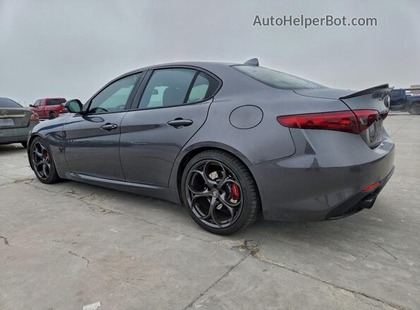 ZARFAECN2J7597159 2018 ALFA ROMEO GIULIA Gray Tył prawy