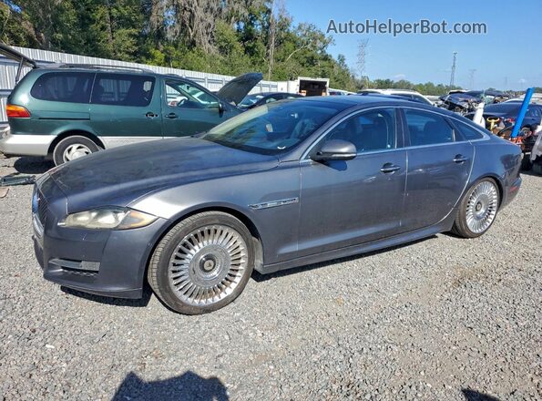 SAJWA1C74G8V96443 2016 JAGUAR XJ Gray Trasero izquierdo