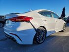 2017 Hyundai Elantra Sport White vin: KMHD04LB4HU322792