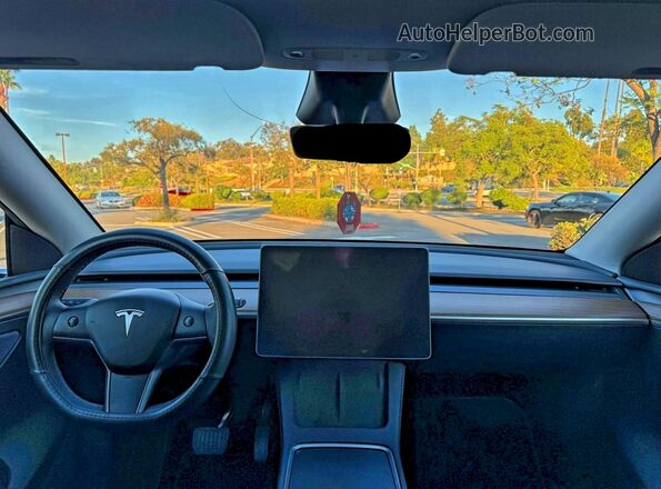 7SAYGDED1SF265244 2025 TESLA MODEL Серый Вид задних сидений