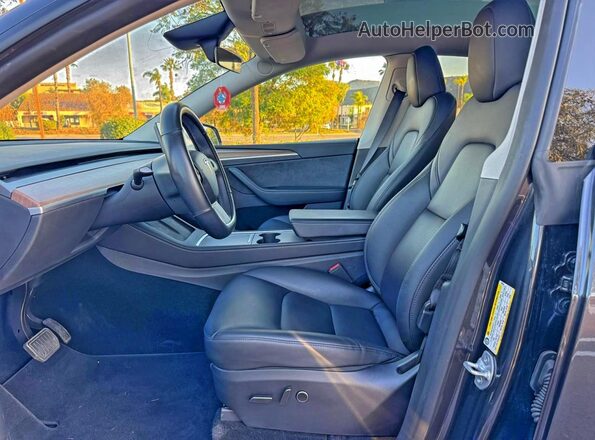7SAYGDED1SF265244 2025 TESLA MODEL Серый Вид сзади