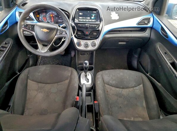 KL8CD6SA7JC439666 2018 CHEVROLET SPARK Blue Widok zestawu wskaźników