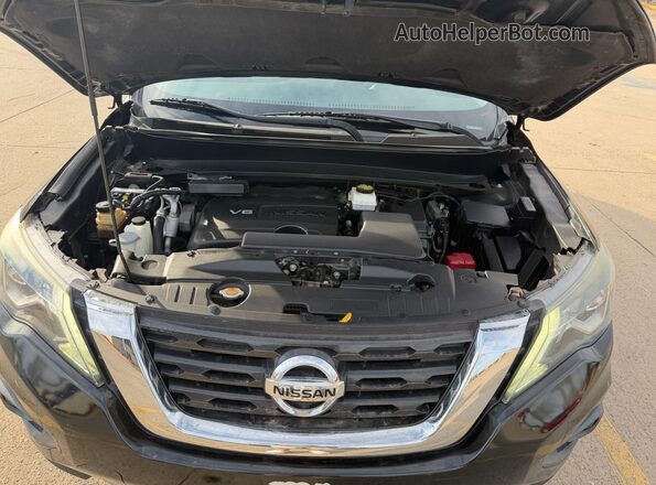 5N1DR2MN8JC628022 2018 NISSAN PATHFINDER Black Вид панелі приладів
