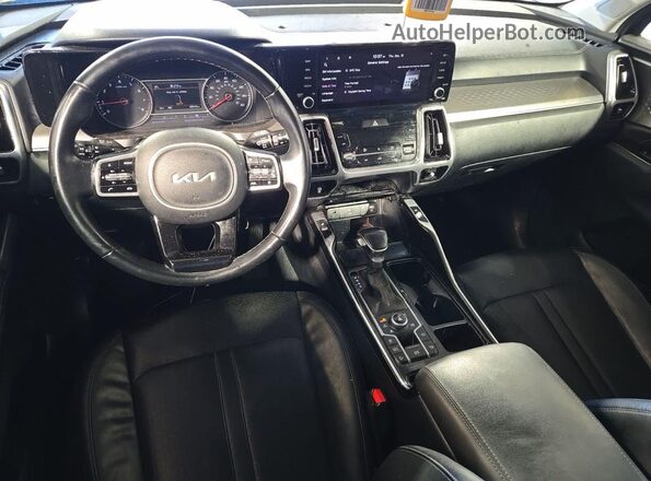 5XYRKDLF7NG121571 2022 KIA SORENTO Черный Вид сзади