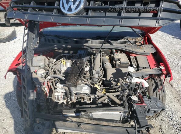 3VWN57BU0MM038148 2021 VOLKSWAGEN JETTA Red Engine compartment view
