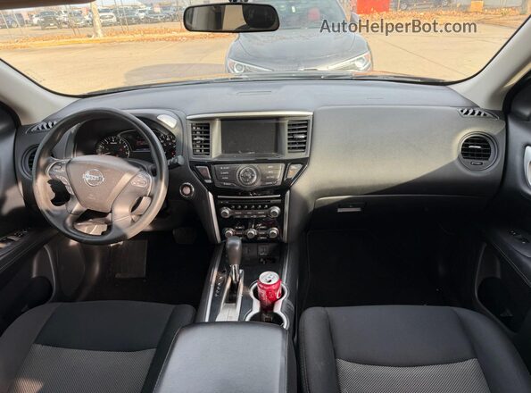 5N1DR2MN8JC628022 2018 NISSAN PATHFINDER Black Вид задніх сидінь