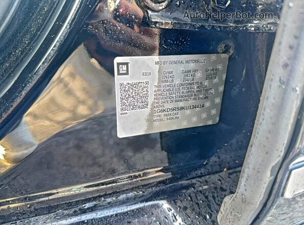 1G6KD5RS8KU134414 2019 CADILLAC CT6 Черный Вид задней части салона