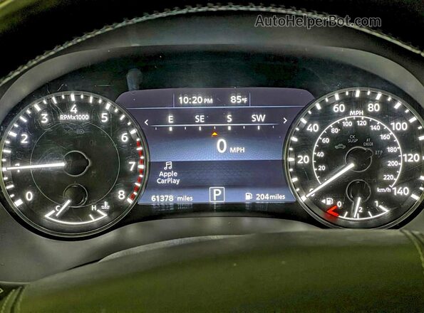 JN8AY2AC6M9148094 2021 NISSAN ARMADA Белый Вид щитка приборов