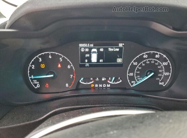 NM0LS7E23L1464891 2020 FORD TRANSIT Белый Вид задних сидений