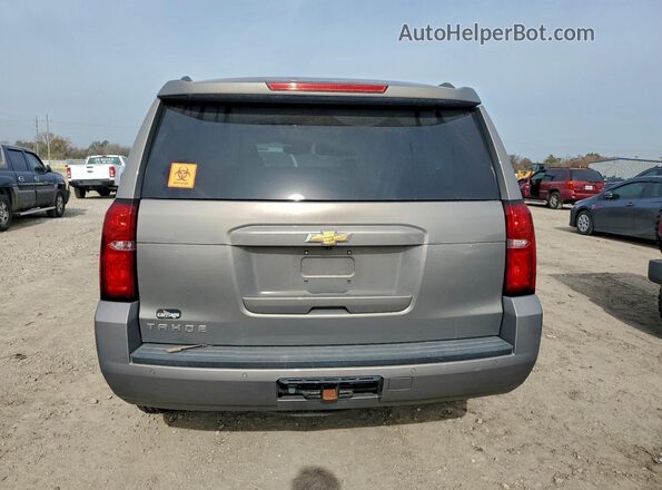 1GNSKBKC1JR248350 2018 CHEVROLET TAHOE Серый Вид салона спереди