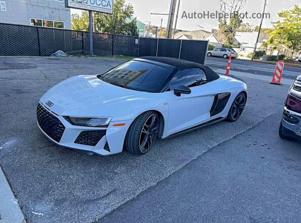 WUA4BCFX5M7901463 2021 AUDI R8 Белый Задняя левая четверть