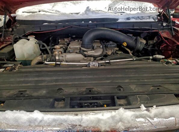1N6BA1F24GN502329 2016 NISSAN TITAN Красный Вид подкапотного пространства