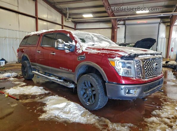 1N6BA1F24GN502329 2016 NISSAN TITAN Красный Вид спереди