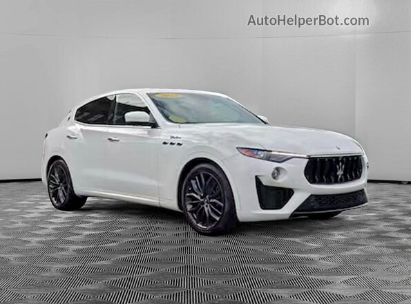 ZN661YUM5NX394711 2022 MASERATI LEVANTE Белый Передняя левая четверть