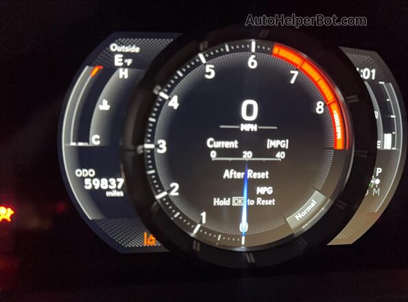 JTHC51FF5J5001048 2018 LEXUS LS Белый Вид щитка приборов