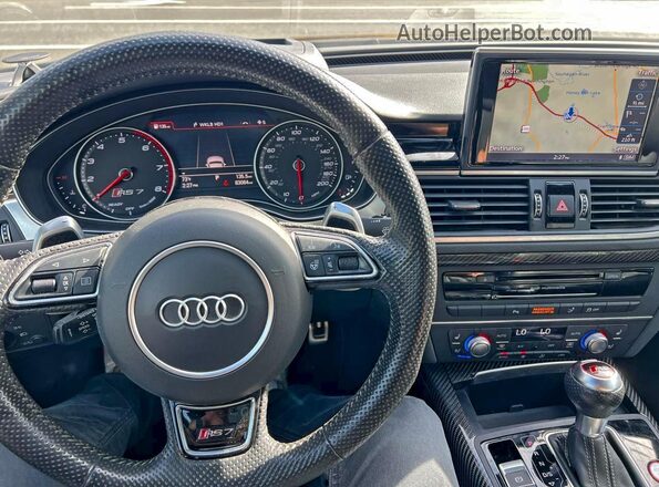WUAW2BFC5GN902306 2016 AUDI RS7 Gray Dashboard view