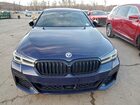 2022 Bmw M550xi Синий vin: WBA13BK05NCJ60379