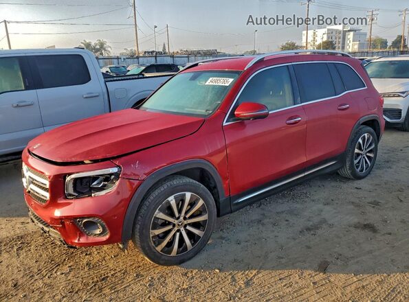 W1N4M4GB5MW087667 2021 MERCEDES-BENZ GLB-CLASS Красный Задняя левая четверть