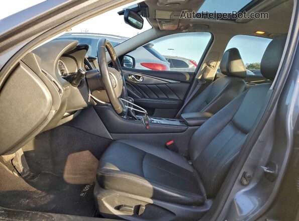 JN1EV7AR8HM838524 2017 INFINITI Q50 Gray Dashboard view