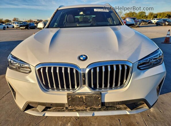 WBX47DP04PN222387 2023 BMW X3 White Widok z tyłu