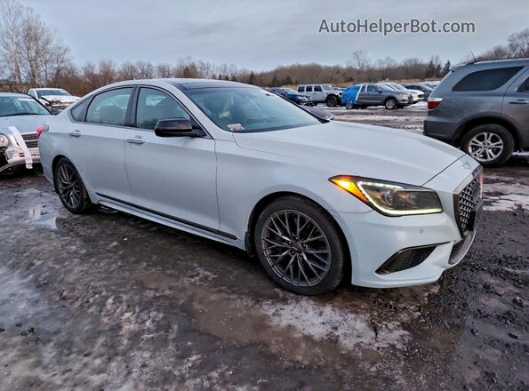 KMHGN4JBXKU290794 2019 GENESIS G80 Белый Вид спереди