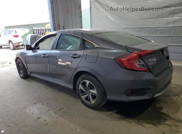 2HGFC2F69KH589946 2019 HONDA CIVIC Gray უკანა მარჯვენა