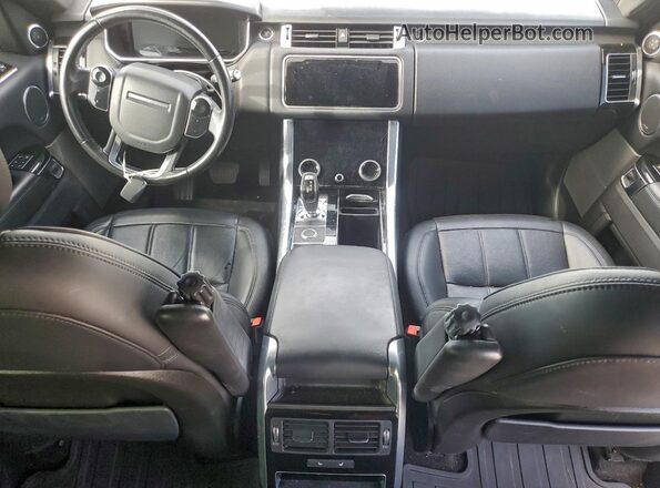 SALWR2RV1KA420091 2019 LAND ROVER RANGE Silver Вид щитка приладів