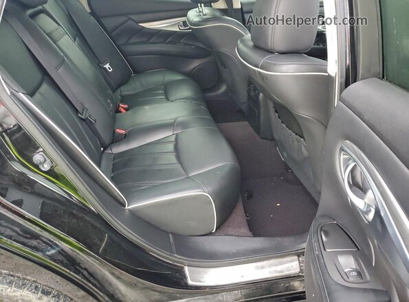JN1BY1AP5GM221330 2016 INFINITI Q70 Черный Вид задней части салона