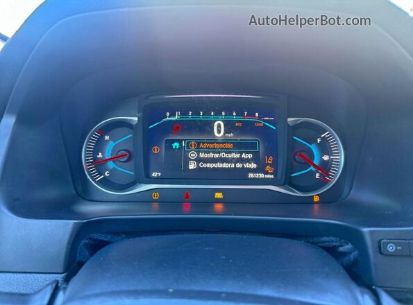 5FNYF6H02NB053784 2022 HONDA PILOT White Instrument cluster view